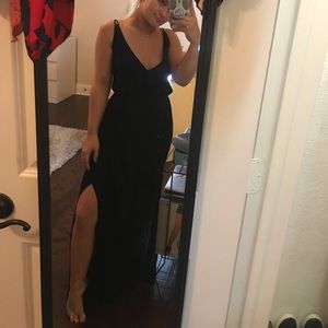 Maxi black Lulus dress